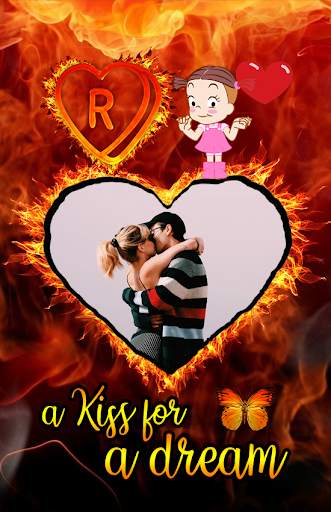 Fire Text Photo Frame - Fire Text Photo Editor 1 تصوير الشاشة