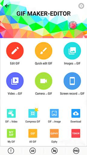 Sparkle GIF Maker - Create GIF with video and pics screenshot 1