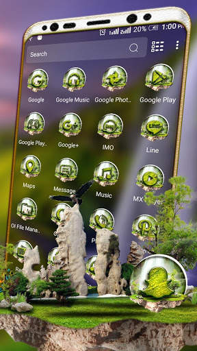 Nature Waterfall Launcher Theme screenshot 2
