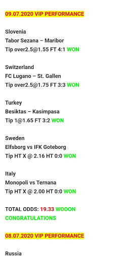 SOCCER PREDICTIONS screenshot 2