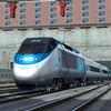 Bullet train simulator game 3d logo