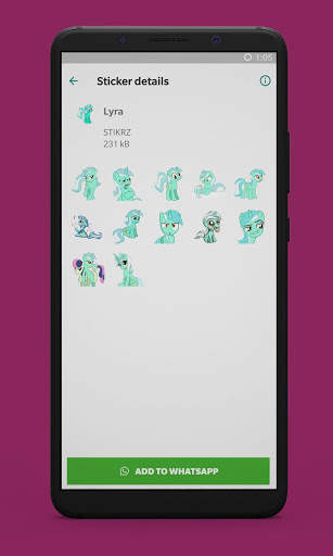 STIKRZ - Unicorn Sticker Pack for WhatsApp screenshot 6