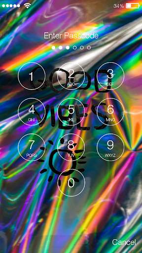 Holographic Teen Fashion HD Wallpaper screenshot 2