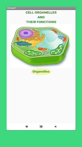 Cell- Organelles स्क्रीनशॉट 1