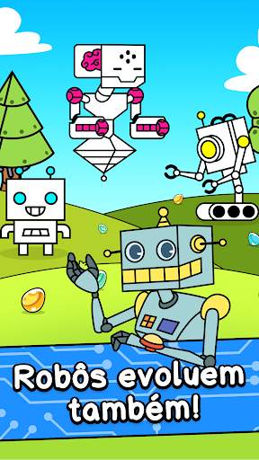 Robot Evolution - Jogo Clicker screenshot 1