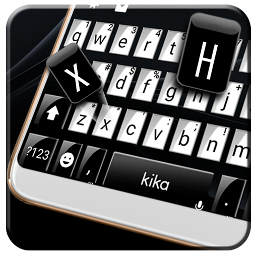 ikon Tema Keyboard Classic Business Black