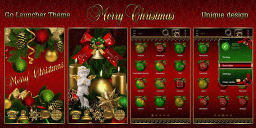 Merry Christmas Go Launcher theme screenshot 1