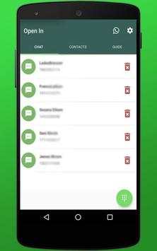 Open Chat In - Direct chat (click to chat) - Free screenshot 5