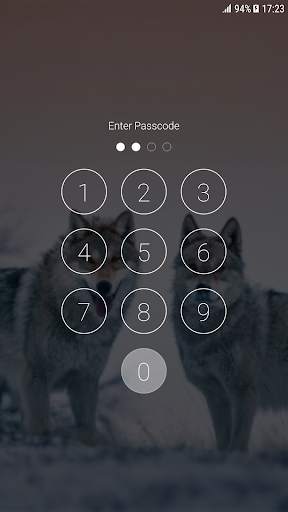 Wolf Pattern Lock Screen 4 تصوير الشاشة