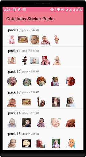 Cute Baby Sticker for Whatsapp 2020 screenshot 2