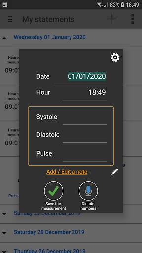 My Blood Pressure screenshot 2