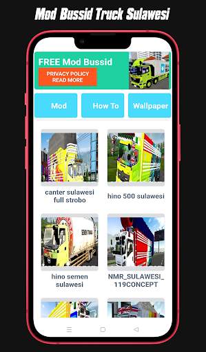 Bussid Mod Truck Sulawesi screenshot 3