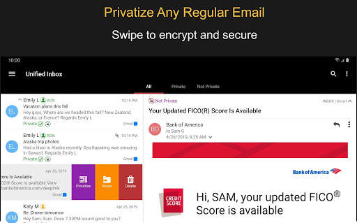 EPRIVO Private Email with Voice and Controls screenshot 15