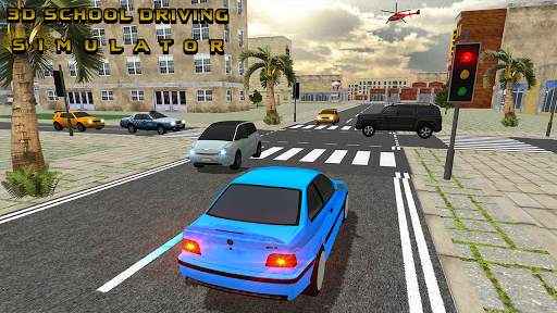 3D City School Driving Simulator screenshot 1
