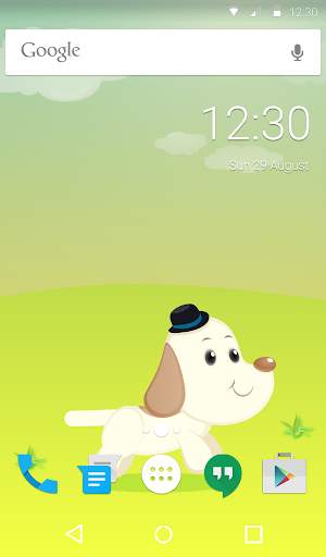 Cute Dog Live Wallpaper Theme screenshot 6