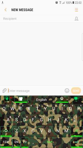 Keyboard Woodland Army स्क्रीनशॉट 1
