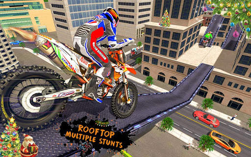 Bike Stunt: Extreme Roof Drive screenshot 6