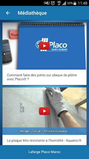 Lafarge Placo Maroc screenshot 5