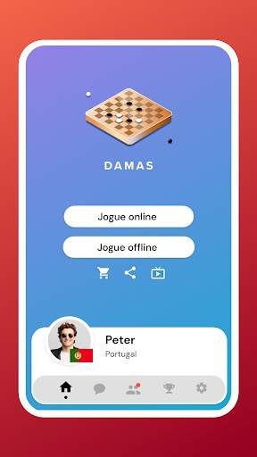 Damas Online Jogo de tabuleiro screenshot 8