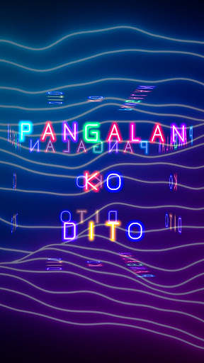 3D Ang pangalan ko Wallpaper screenshot 2