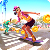 Skateboard Racing icon