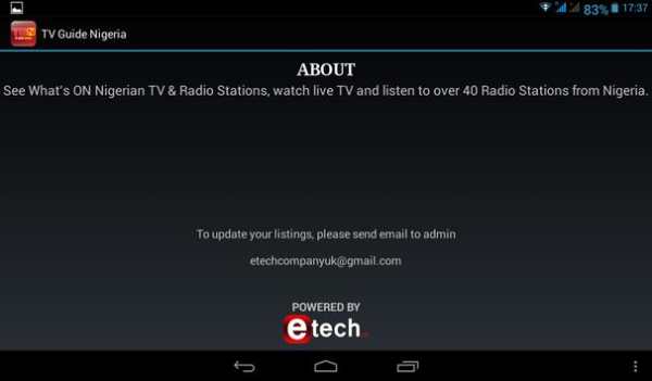 TV Guide Nigeria 16 تصوير الشاشة