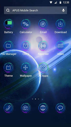 Planet-APUS Launcher theme screenshot 2