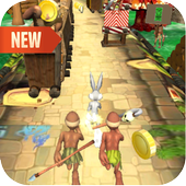 Bunny Dash Run: Rabbit Toons 3D иконка