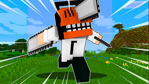 Chainsaw Man mod minecraft screenshot 3