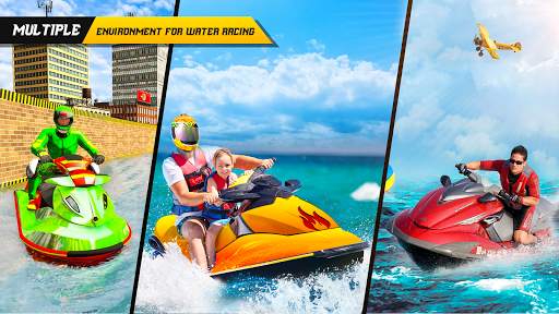 Jet Ski Water Boat Racing 3D Free screenshot 3