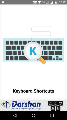 Keyboard Shortcuts 1 تصوير الشاشة