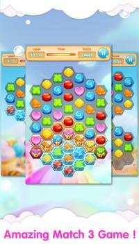 Candy Hexa - match 3 games screenshot 1
