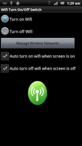 Auto Wifi On Off Switch Trial screenshot 1