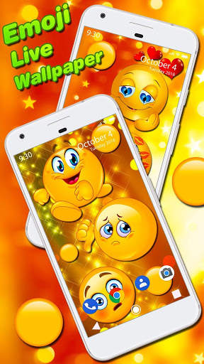 Lovely Emoji APUS Live Wallpaper screenshot 2