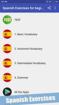 How to learn Spanish Exercises for Beginners screenshot 1