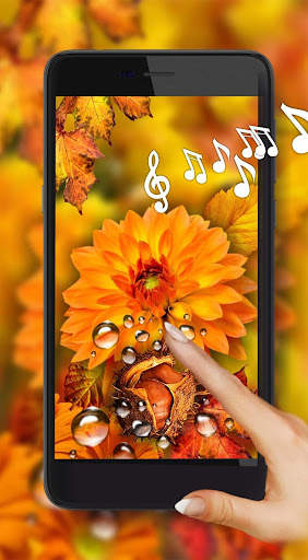 Autumn Flowers Live Wallpaper screenshot 1