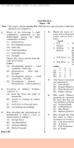 SOCIOLOGY NET PAPER screenshot 3