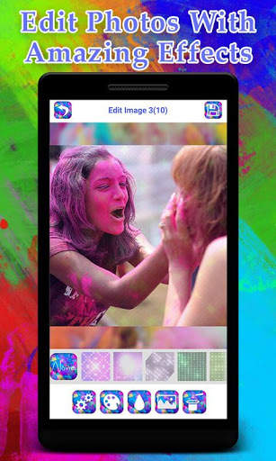 Happy Holi Photo Video Maker screenshot 3