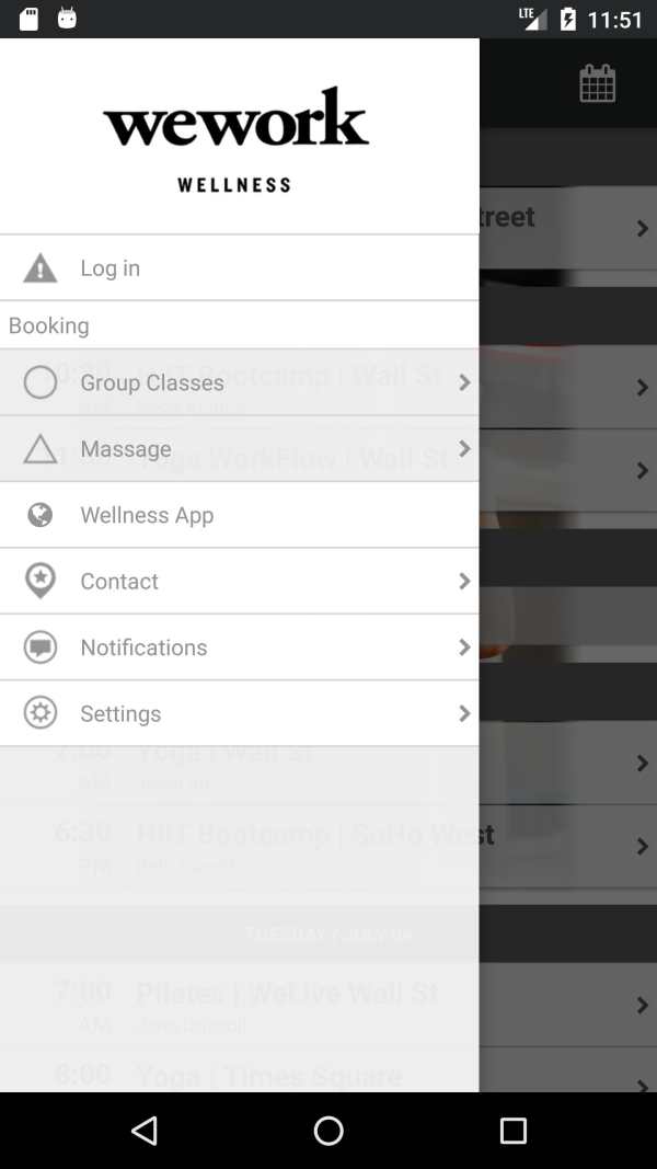 WeWork Wellness screenshot 2