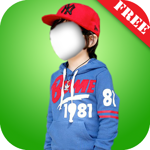 Kid Boy Fashion Photo Montage icon