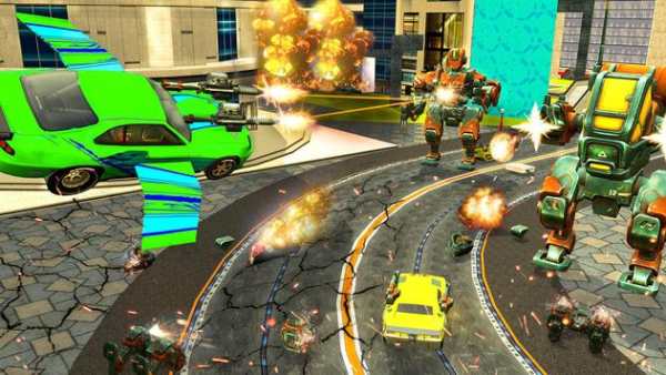 Futuristic Car Robot Transforming Simulator screenshot 2