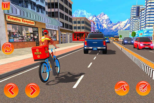 BMX Bicycle Pizza Delivery Boy screenshot 1
