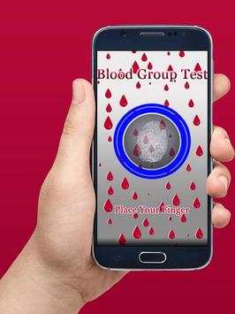 Finger Blood Group Test Checker Prank screenshot 3