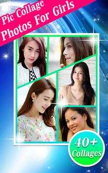 Pic Collage Photo For Girls screenshot 1