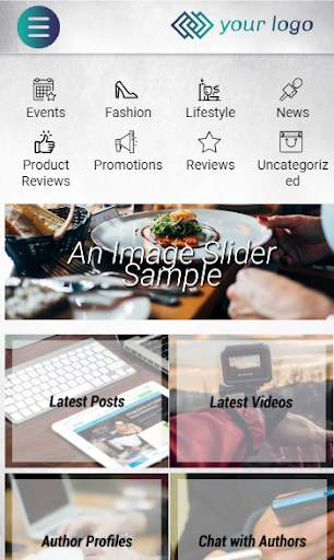 Delhi Developer WordPress Bloggers Mobile App Demo screenshot 1