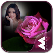Pink Rose Photo Frames icon