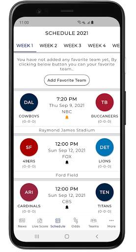 Football  Schedule & Live Scores screenshot 7