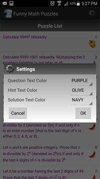 Funny Math Puzzles screenshot 3