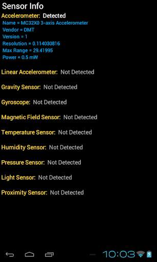 Accelerometer Meter 6 تصوير الشاشة