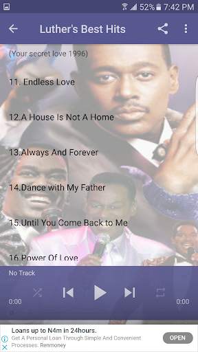 Luther Vandross Songs screenshot 6